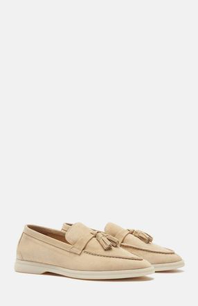 Scarosso Leandra Loafers in Butter - Suede at Nordstrom, Size 39.5