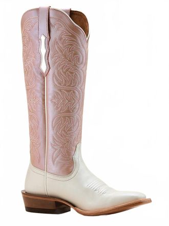 Ariat Womens Futurity Blanche Western Boot In Ivory Pearl
