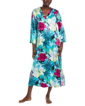 Natori Viva Printed Satin Night Gown