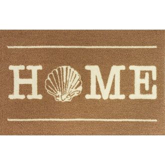 R16 Home Home Shell Doormat in Tan White at Nordstrom Rack, Size 30X48