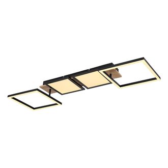 Globo Lighting Plaf&oacute;n - Bossy - Negro - Metal - Led - 67282-36