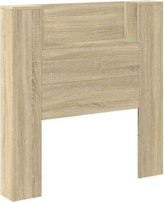 vidaXL Headboard Sonoma Oak 100 x 16.5 x 103.5 cm Engineered Wood vidaXL