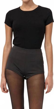 St.Agni High Waist Tailored Brief In Gray