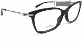 Max Mara Womens Mm1270 Eyeglasses In Black/silver