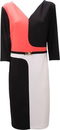 Joseph Ribkoff 191023X Jurk - Dames - Jurken - Veelkleurig - Maat: XL