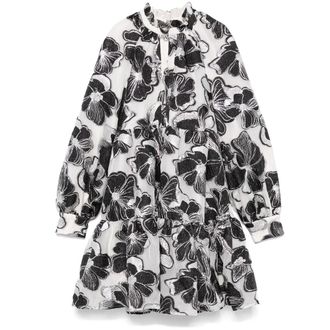 Stine Goya Anemone-jacquard Tier Mini Dress