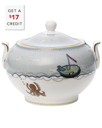 Wedgwood Kit Kemp For Wedgwood Sailors Farewell Sugar Bowl With $22 Credit