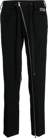 TAKAHIROMIYASHITA TheSoloist. zip-detail tailored trousers - men - Cotton/Polyester - 52 - Black