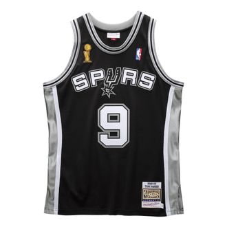 Mitchell & Ness x NBA San Antonio Spurs 2002-03 Jerseys Tony Parker 9 AJY4CP19172-SASBLCK02TPA