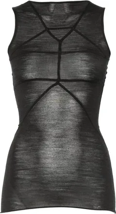 Rick Owens Sheer Panelled Top