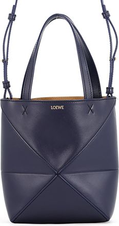 Loewe Gold Leather Handbag Tote Bag (Pre-Owned)