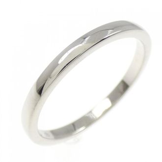 Cartier Platinum Platinum 950 Band Ring (Pre-Owned)