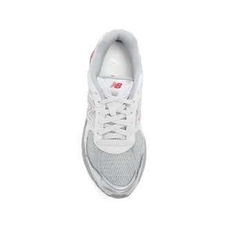 New Balance Suede and Mesh Sneakers - Gray