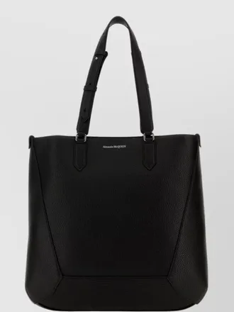 Alexander McQueen leather the edge medium tote bag
