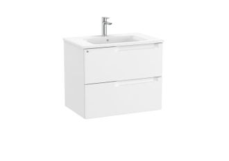 Roca Mueble 700mm Aleyda 2 Cajones + Lavabo Blanco Mate