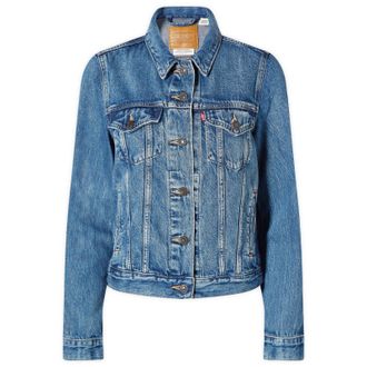 Levi's Womens Denim Trucker Jacket in Blue, Size X-Small