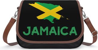 Generic I Love Jamaica Small Womens Crossbody Bags Shoulder Handbag with Adjustable Strap for Travel