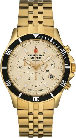 Swiss Alpine Military Horloges - Heren - Accessoires - Geel - Maat: ONE Size