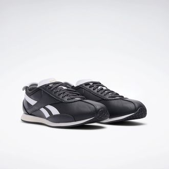 Reebok Classic Sneaker REEBOK CLASSIC R400, Damen, Gr. 36,5, washed schwarz, washed schwarz, chalk, Leder, Synthetik, Schuhe Sneaker