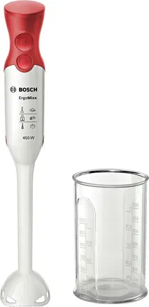 Bosch Msm64010 Licuadora Batidora De Inmersi&oacute;n 450 W Rojo, Blanco - Bosch