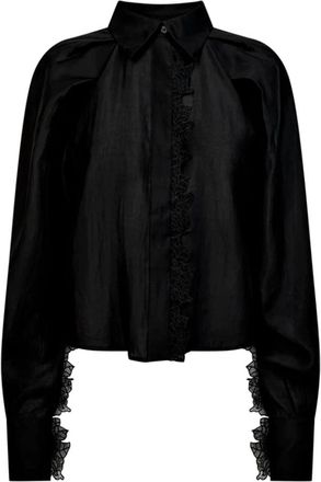 Copenhagen Muse Blouses & Shirts - Dames - Blouses - Zwart - M - Overhemden