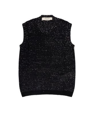 Golden Goose Melyssa Sleeveless Sweater With Sequins
