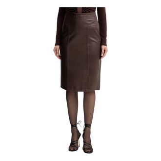 H&eacute;rve L&eacute;ger Donna, Gonne, Marrone, 2Xs, new