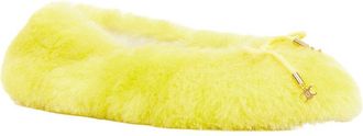 Celine Celine Womens Faux Fur Plush Ballet Flat (Authentic Pre-Loved)