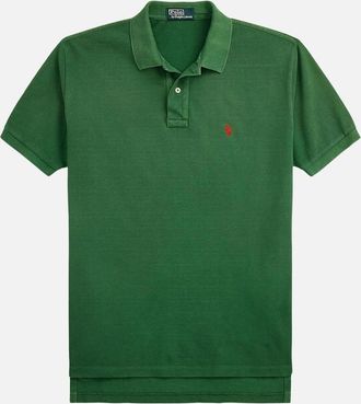 Polo Ralph Lauren Mens Ralph Lauren Original Fit Mesh Polo Shirt - Washed Forest - Green - Size: 40