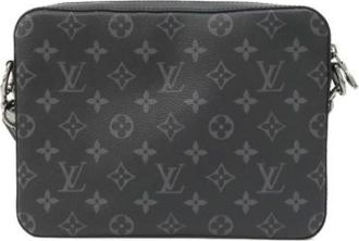 Louis Vuitton Pre-owned Borsa a Spalla Monogram Eclipse Reverse - - Pre-owned - Donna - Grigio - ONE SIZE