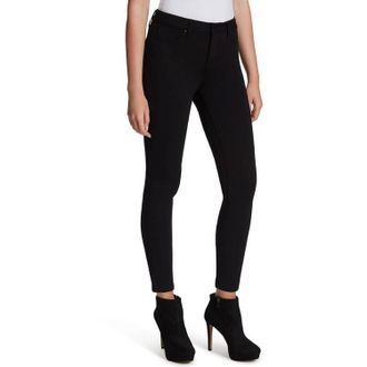 Jessica Simpson Womens Kiss Me High Rise Ankle Skinny Jean In Black