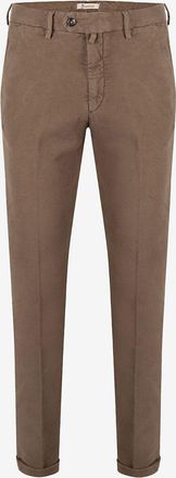 Bsettecento Slim-Fit-Chinohose aus Baumwolle und Kaschmir