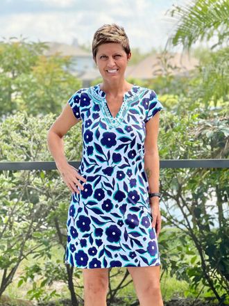 Hatley Zara Mini Dress In Fresh Flowers