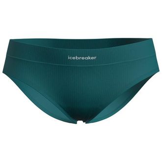 Icebreaker Merino Blend Rib Lotus Hipster Merinounterw&auml;sche f&uuml;r Damen | blau