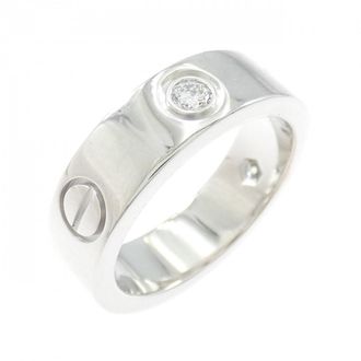 Cartier White Gold White Gold (18K) Band Ring (Pre-Owned)