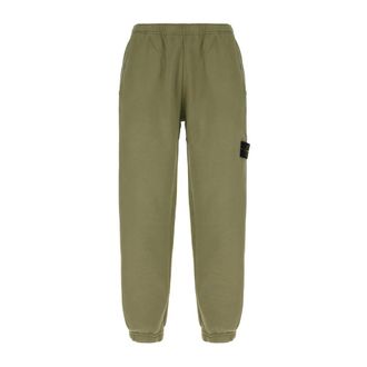 Stone Island Sweatpants, male, Green, Size: L Sweatpants