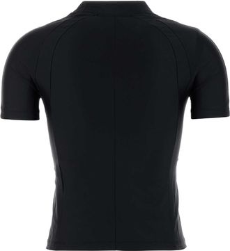 Alexander Wang Womens Black Stretch Nylon T-Shirt Exterior: Elastane T-shirts And Polos