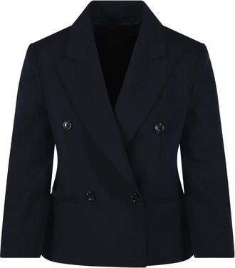 Max Mara Blazer doppiopetto - Blu