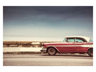 Schubiger M&ouml;bel Digitaldruck auf Acrylglas Roter Oldtimer