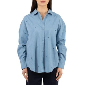 Saint Barth Donna, Camicette, Blu, M, new