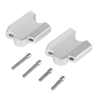 OEM Soporte Elevador De Manillar Para Yamaha Xt1200z Super Tenere 2010-2014 - 2 Piezas, Aluminio Plateado