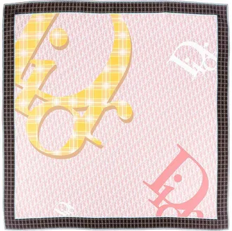 Dior Infini Tartan Silk Scarf