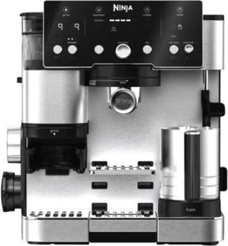Ninja Macchina da caff&egrave; espresso - NINJA - ES501EU Luxe Essential - 2 L - Schermo digitale - Nero / Inox