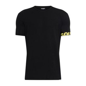 Dsquared2 T-Shirts, male, Black, Size: 2XL Underwear T-shirt with a round neckline