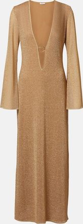 Os&eacute;ree Os&eacute;ree Lam&eacute; maxi dress