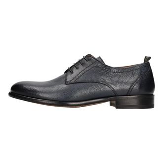 Rossi Leder Veterschoenen - Heren - Nette schoenen - Blauw - 40 EU - Leer - Schoenen