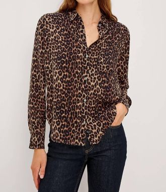 Rails Josephine Button Down Shirt In Brown Nala