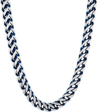 Robert Alton Stainless Steel With Blue IP Franco Link Fashion Chain