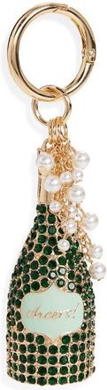 Chelsea28 Champagne Bag Charm in Green Multi- Gold at Nordstrom