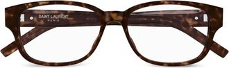 Saint Laurent Eyewear Occhiali rettangolari - Marrone